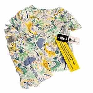 Mick Mack 18 month bamboo animal pajamas